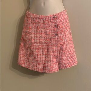 Claudie Pierlot xs / FR34/ us2 Chic Pink Tweed Skirt short skort 228